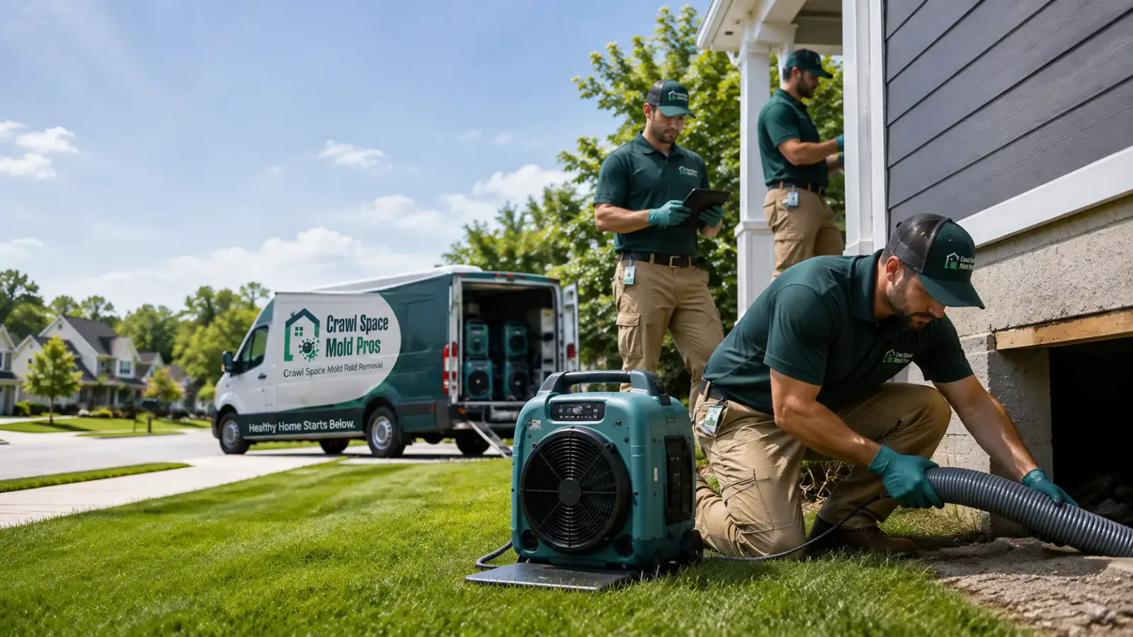 Crawl Space Mold Removal in Banning, CA